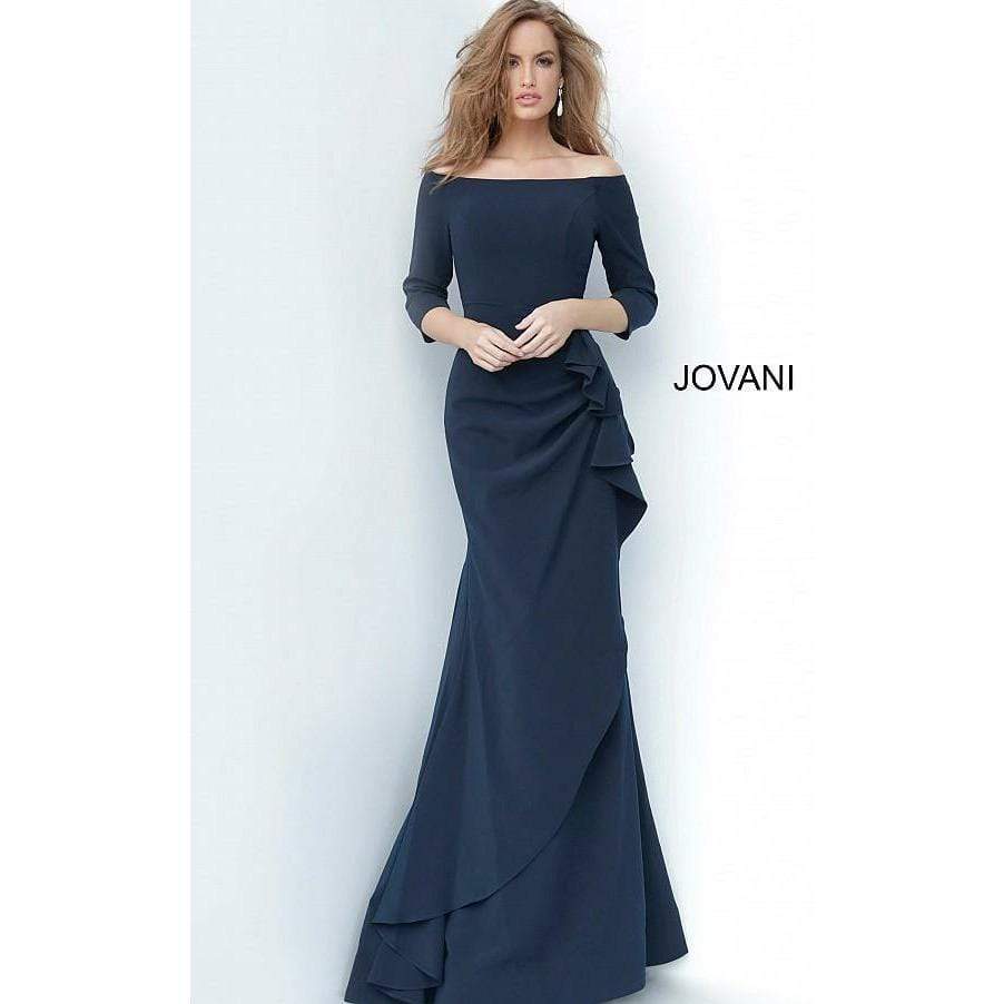 Jovani 00446 Off the Shoulder Ruched ...